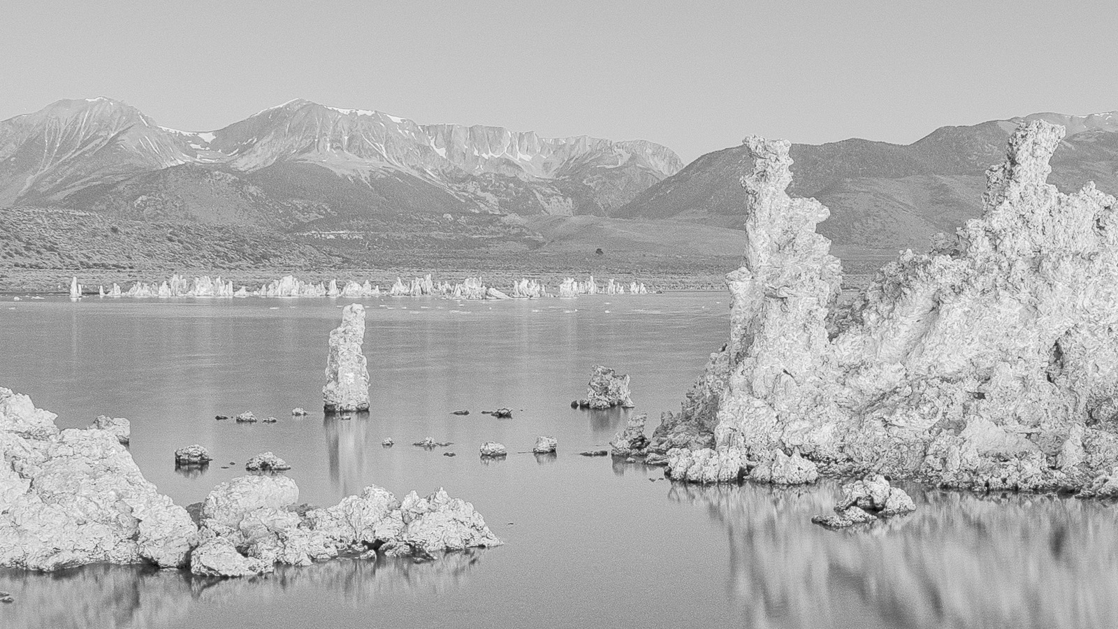 Mono Lake California - Tufa detail. California Black & White Fine Art Landscape Photography