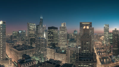 Sears Tower Skyline - High Resolution Chicago Cityscape, Fine Art Print.